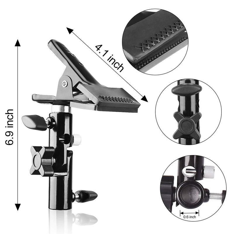 EMART 8.5FT Photography Green Screen Background Disc Reflector Light Stand with 5/8" Heavy Duty Clamp Holder, for Diffuser, Pop Up Backdrop, Photo Shooting, Video Studio, Lighting Umbrella - Image 4
